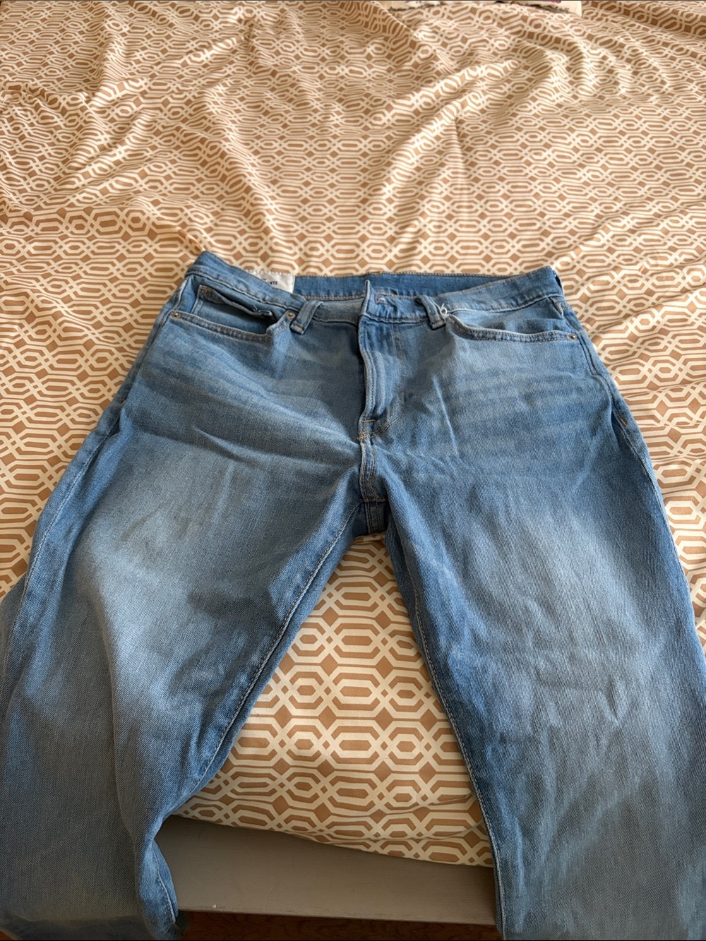 H&M Men's Relaxed Light Blue Denim Jeans